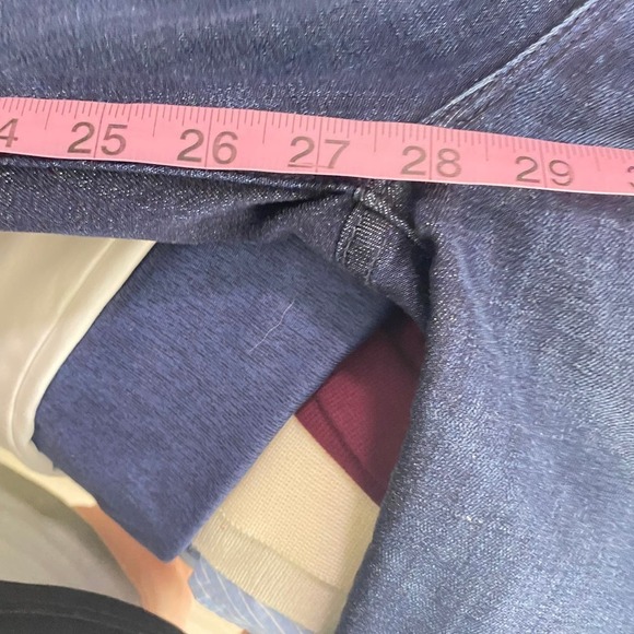 Good American Good Waist Crop Skinny Jeans High-Rise Dark Wash Size 4/27 - Picture 6 of 7